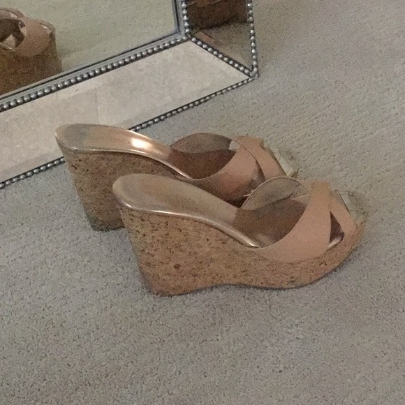 jimmy choo cork sandals